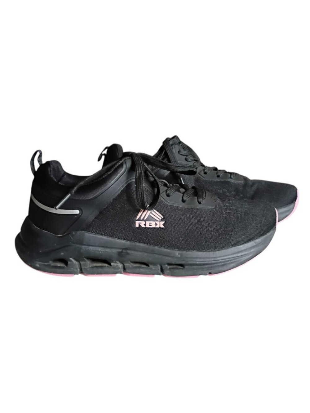 RBX Women's Sneakers Black Pink Trainers Sz 6.5